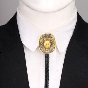 Western Bolo Tie Hat Necklace Men's Accessory